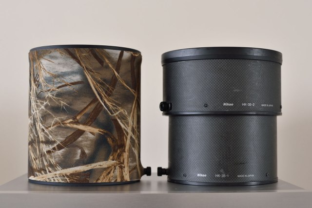 08- Nikon 600mm E vs Nikon 600mm G hood